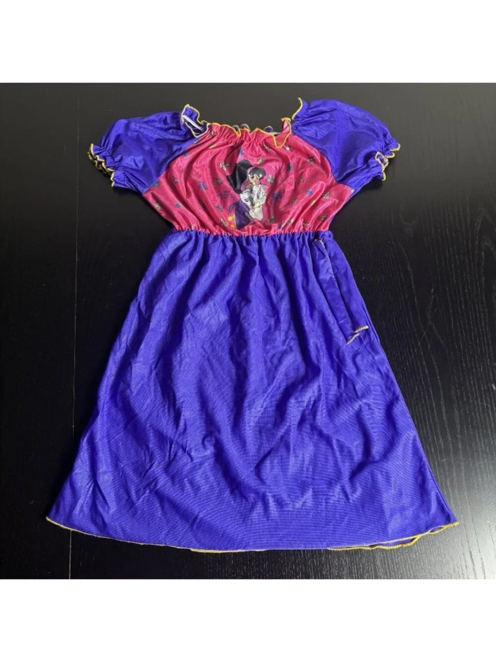 Vintage 90s THE HUNCHBACK OF NOTRE DAME Girls 4/5 Nightgown Disney Esmeralda - Picture 1 of 6
